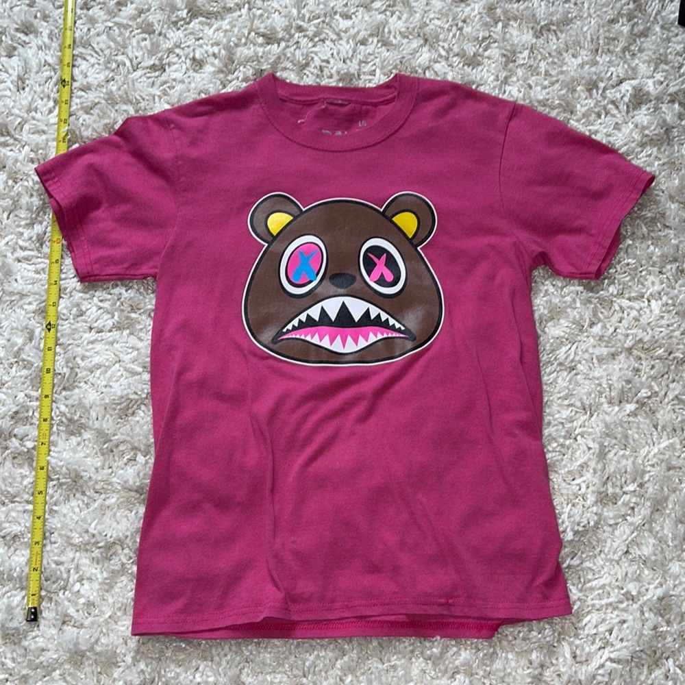 Boy’s size medium B.A.W.S. pink short sleeve t-shirt